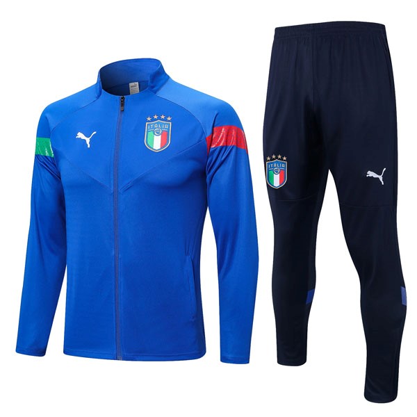 Survetement Italie 2022-23 Bleu Rouge